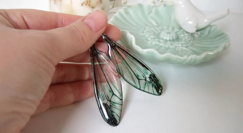 Dragonfly Wings Earrings