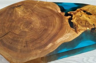Wood and epoxy resin